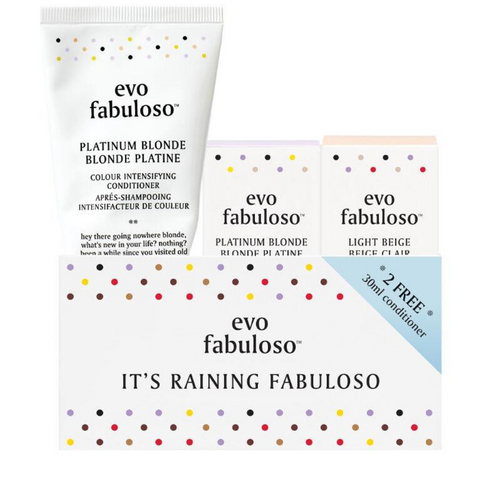 evo - its raining fabuloso - platinum blonde/light beige bundle