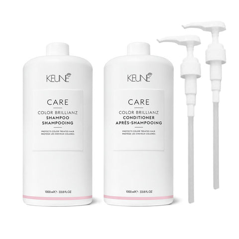 keune - care color brillianz - 1L twin bundle with pumps