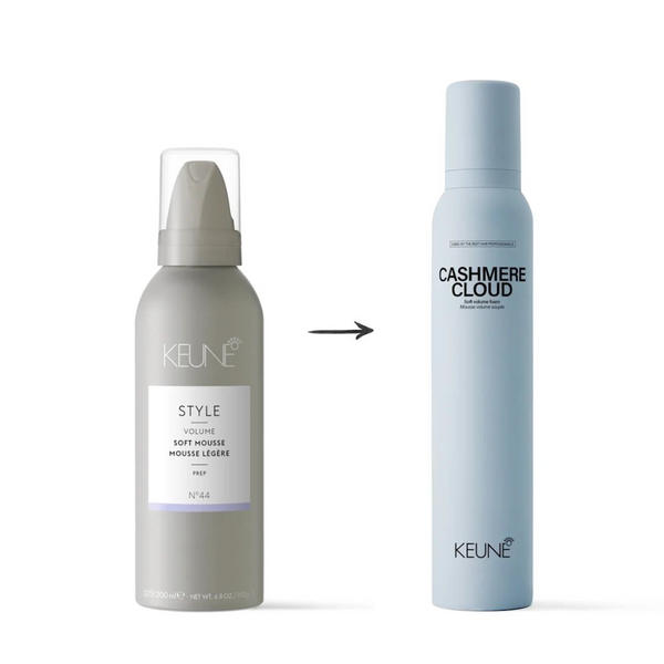 keune - style soft mousse (N.44) 200ml (rebranded: cashmere cloud)