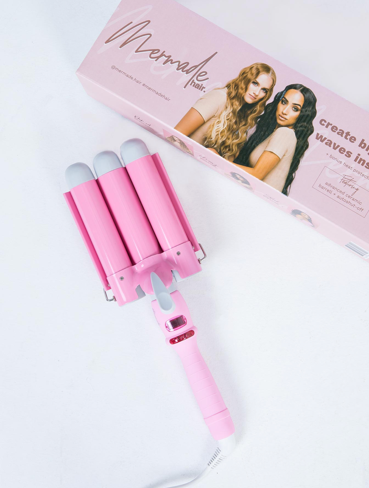 Pink sales hair waver